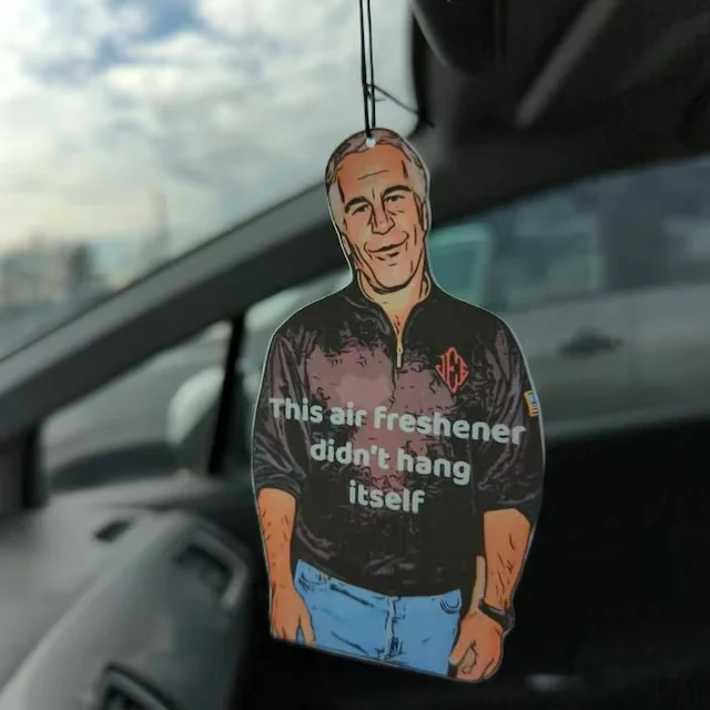 Jeffrey epstein автомобильный освежитель - Фотография_5