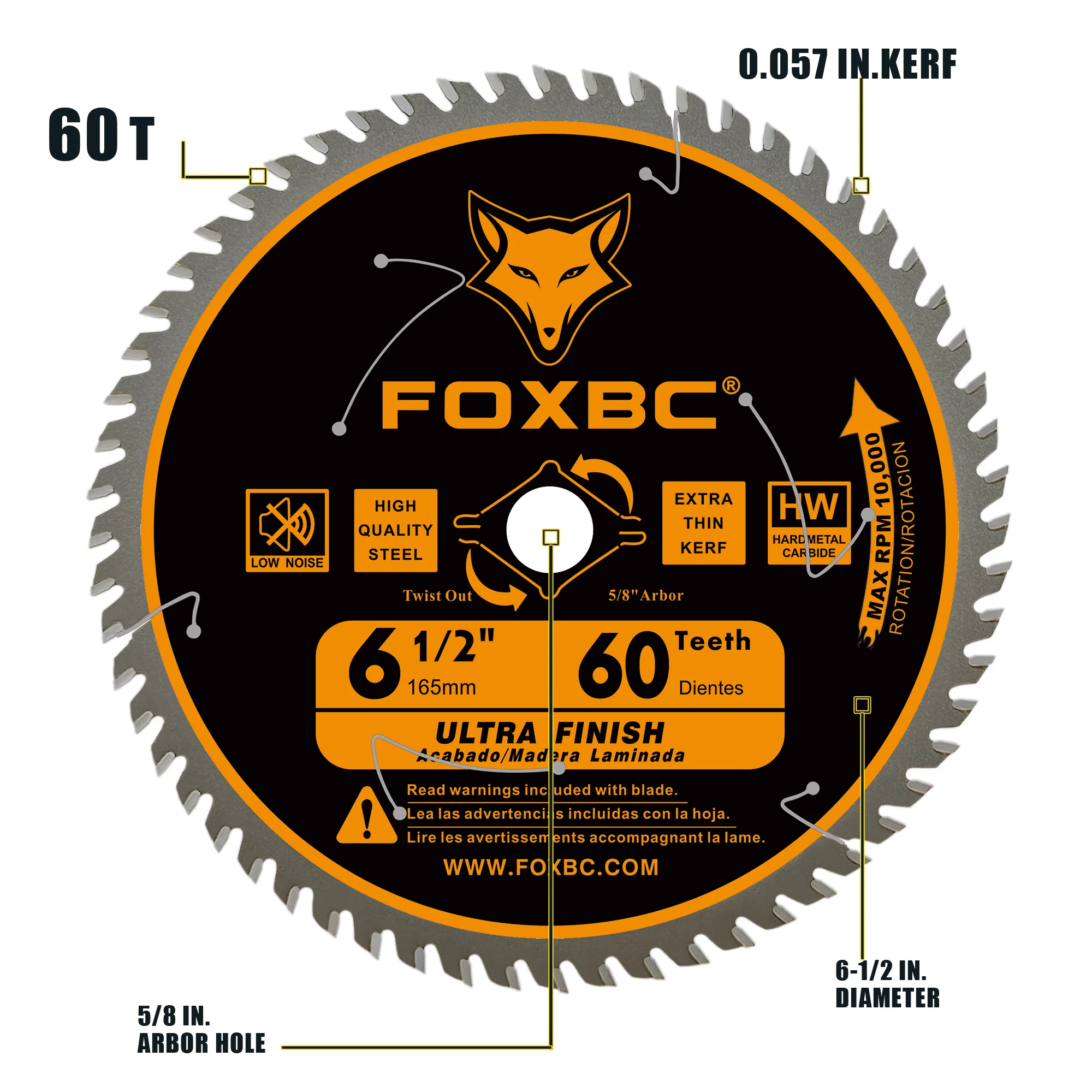 Дисковые пилы foxbc 165 мм - Фотография_3