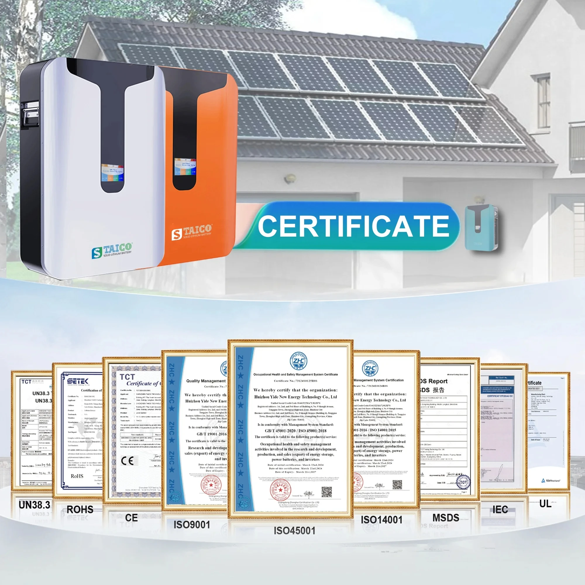 Настенный аккумулятор taico lifepo4 5 квтч - Фотография_3