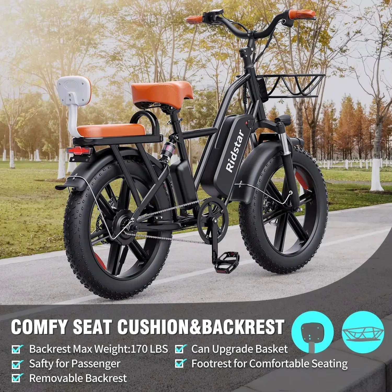 Ridstar fm-001 электрический велосипед - Фотография_5