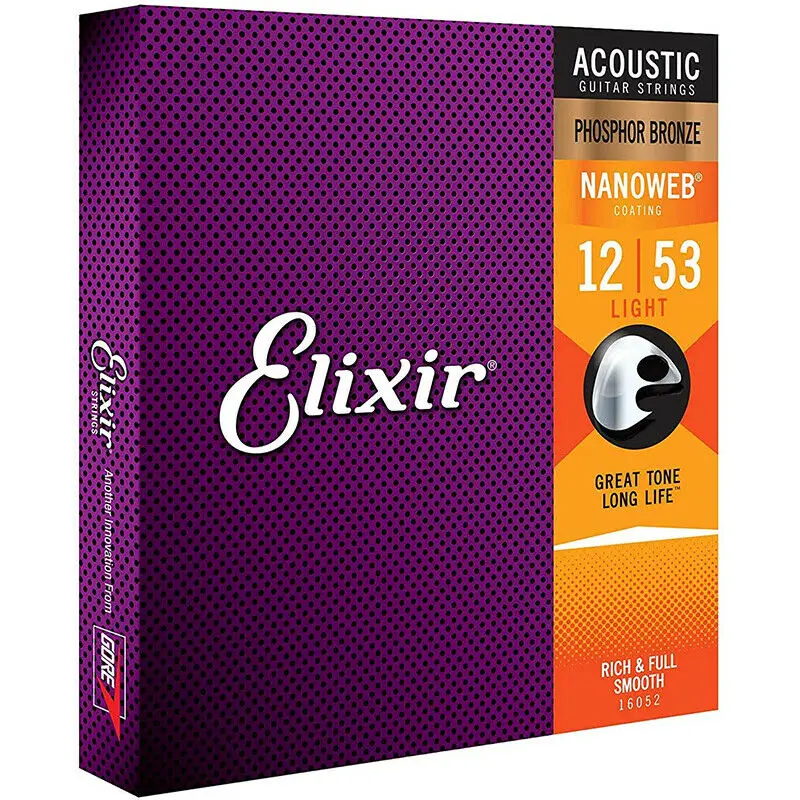 Веревка для гитары elixir nanoweb
