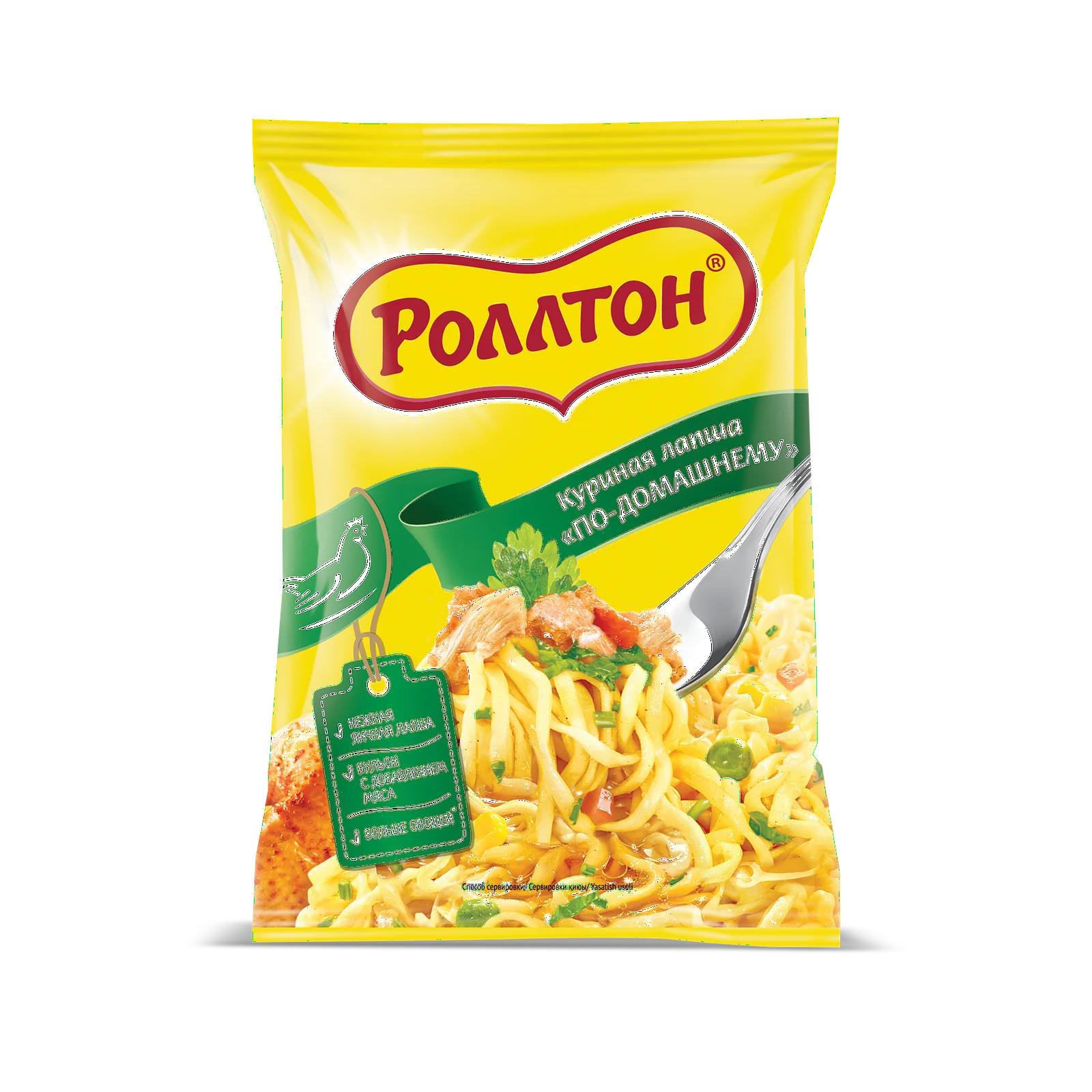 Лапша роллтон по-домашнему куриная