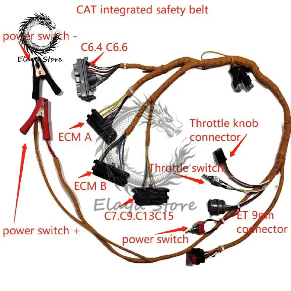 Для cat кабельный комплексный осмотр для caterpillar c6 - Фотография_2
