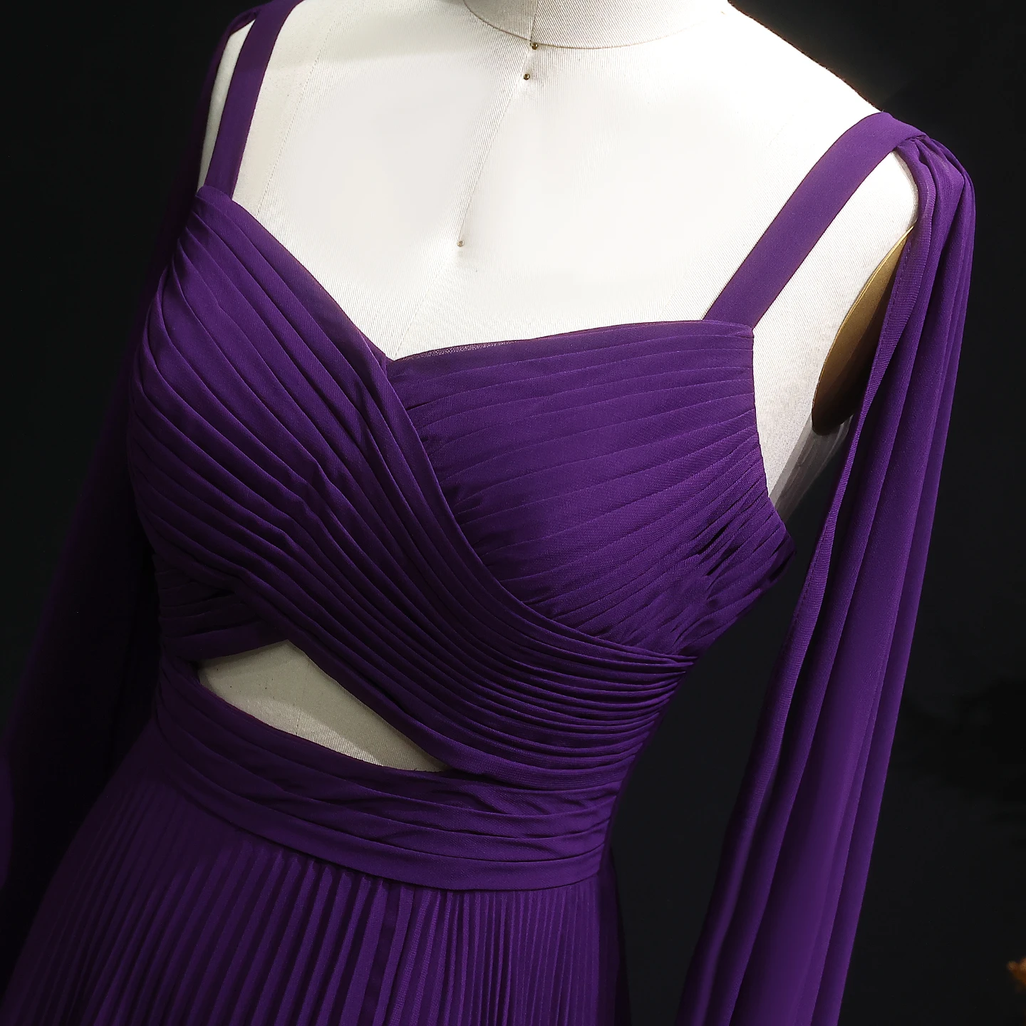 Шарон саид фуксия шифоновые вечерние - Фотография_4