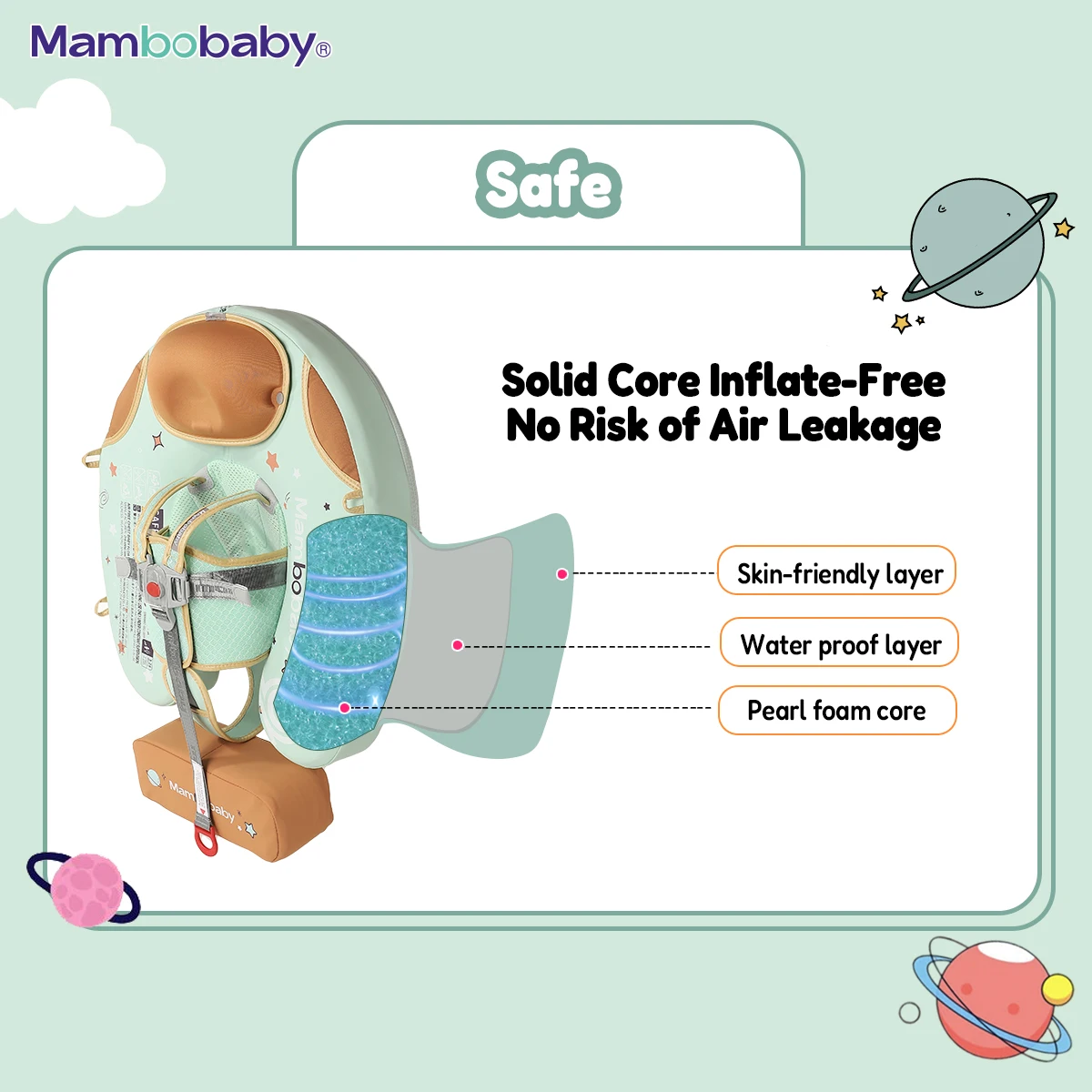 Mambobaby детский складной поплавок - Фотография_3