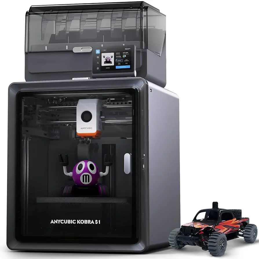 Новое принтер anycubic kobra s1 combo vs original prusa mk4 -3d