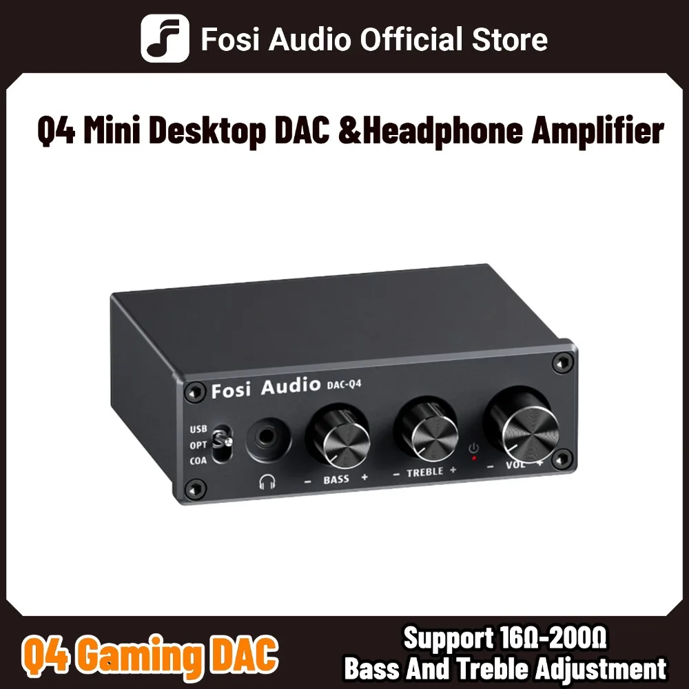 Fosi audio q4 mini stereo usb игровой
