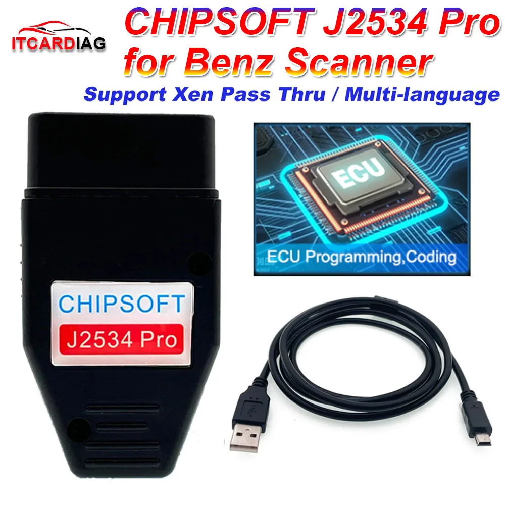 Chipsoft j2534 pro для mercedes