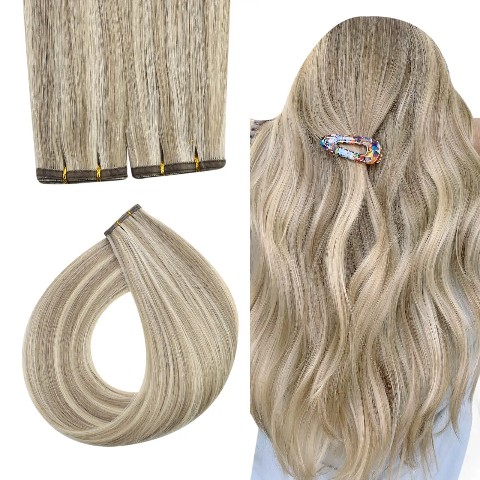 Laavoo virgin sew in pu weft наращивание