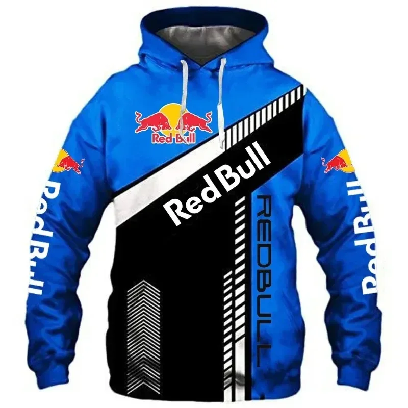 Осенняя толстовка с капюшоном red bull