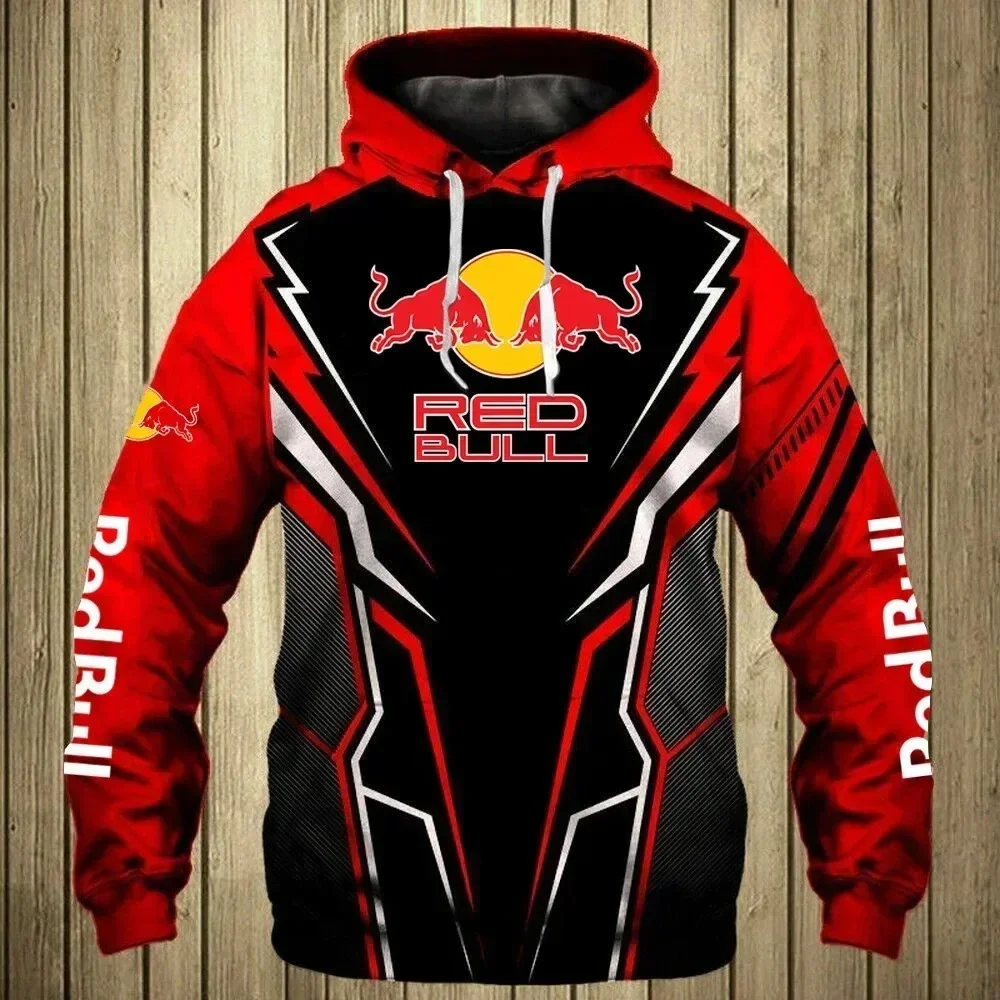 Осенняя толстовка с капюшоном red bull - Фотография_4