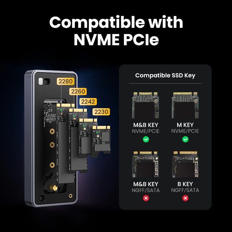 Nvme ssd чехол ssd корпус m - Фотография_4