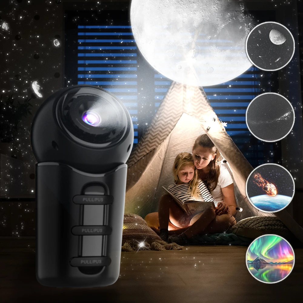 Портативный проектор galaxy light