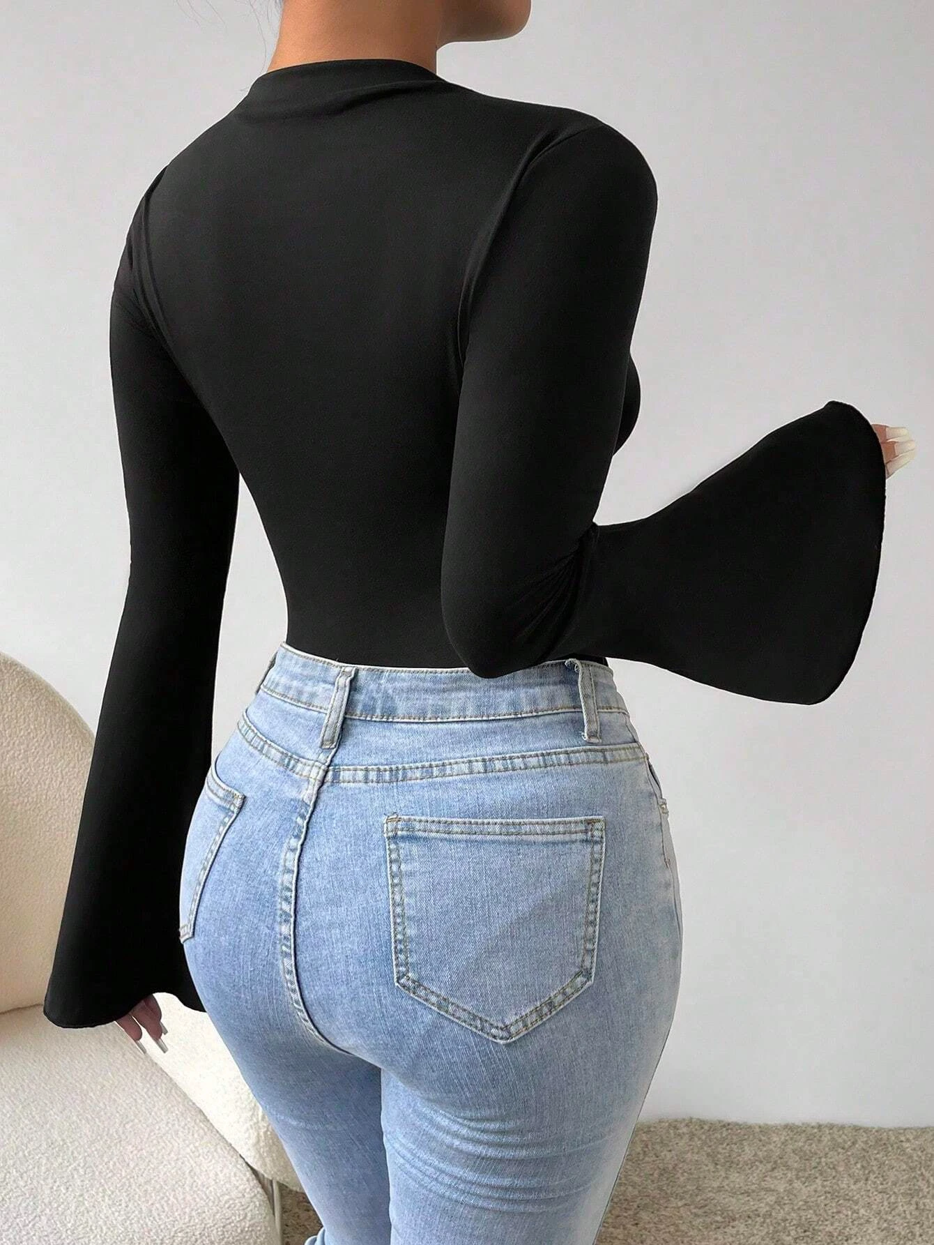 Mia muse женские боди осенние корейские - Фотография_5