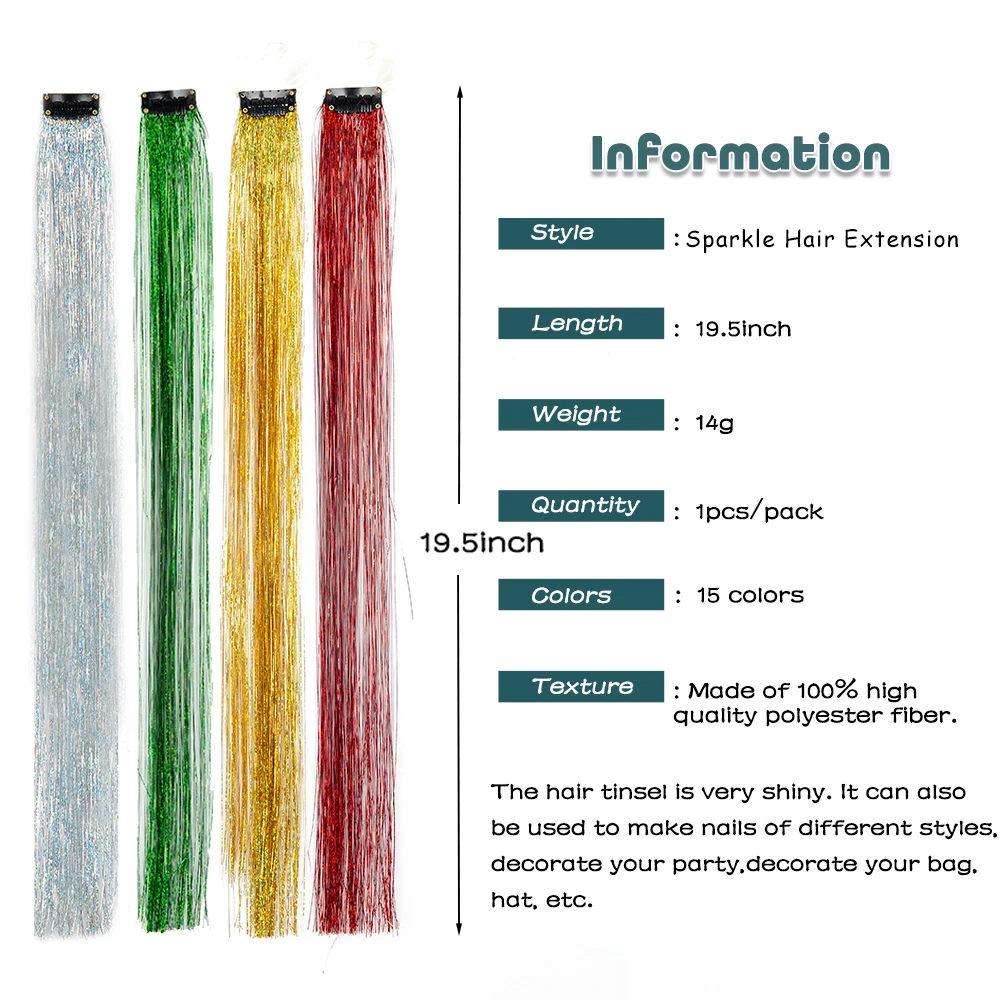 Блестящие наращивание волос на - Фотография_3