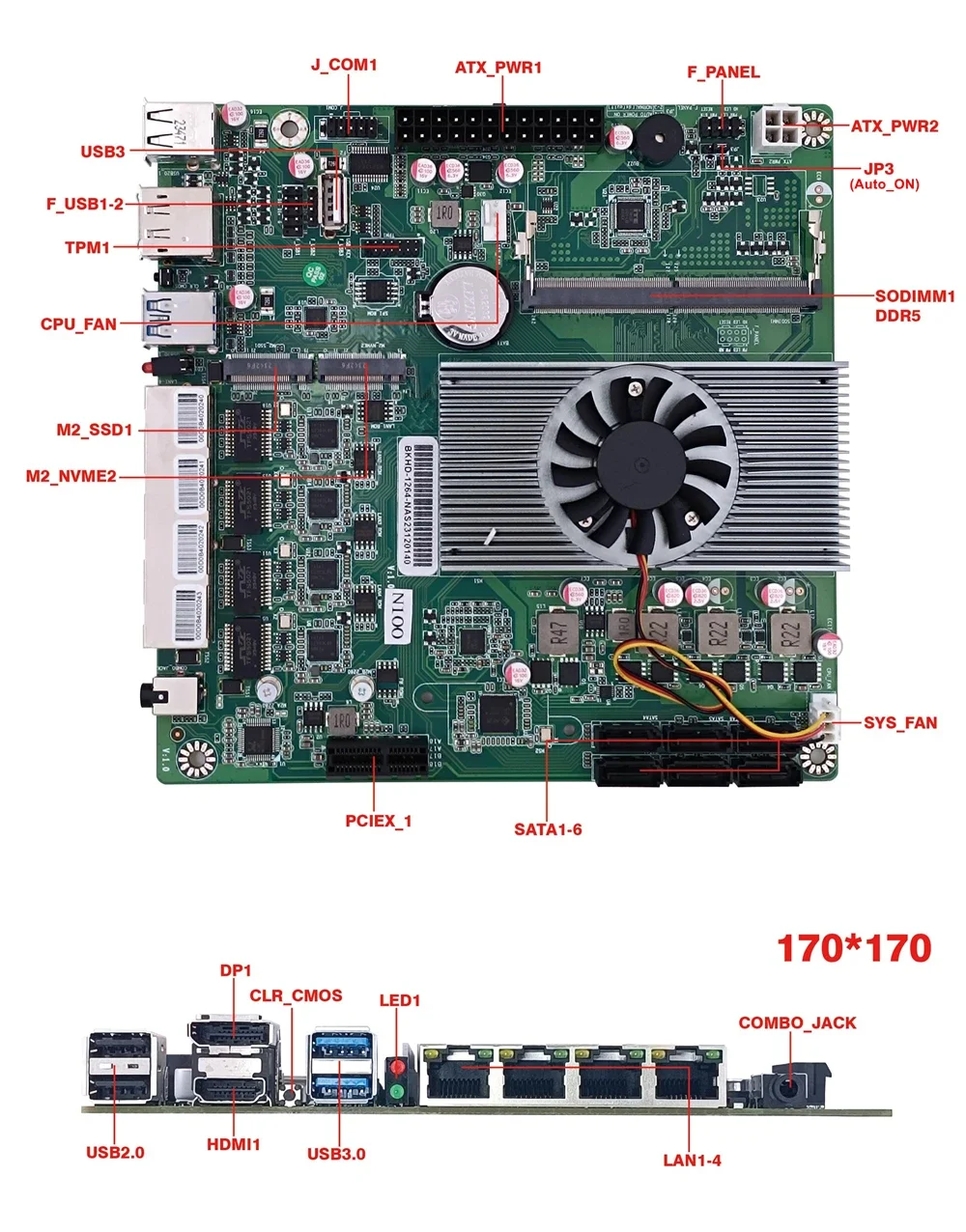 Материнская плата topton mini itx - Фотография_6