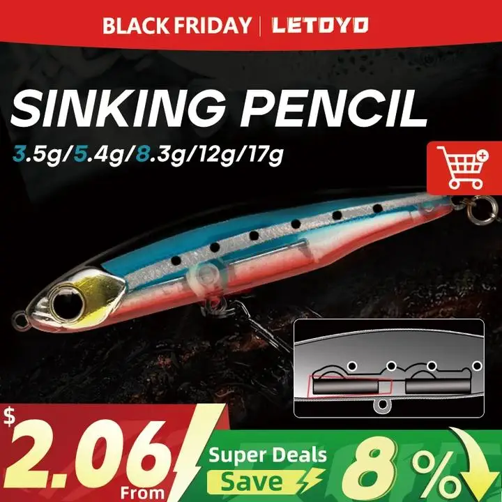 Letoyo тонущий карандаш 17 г 12 г-3