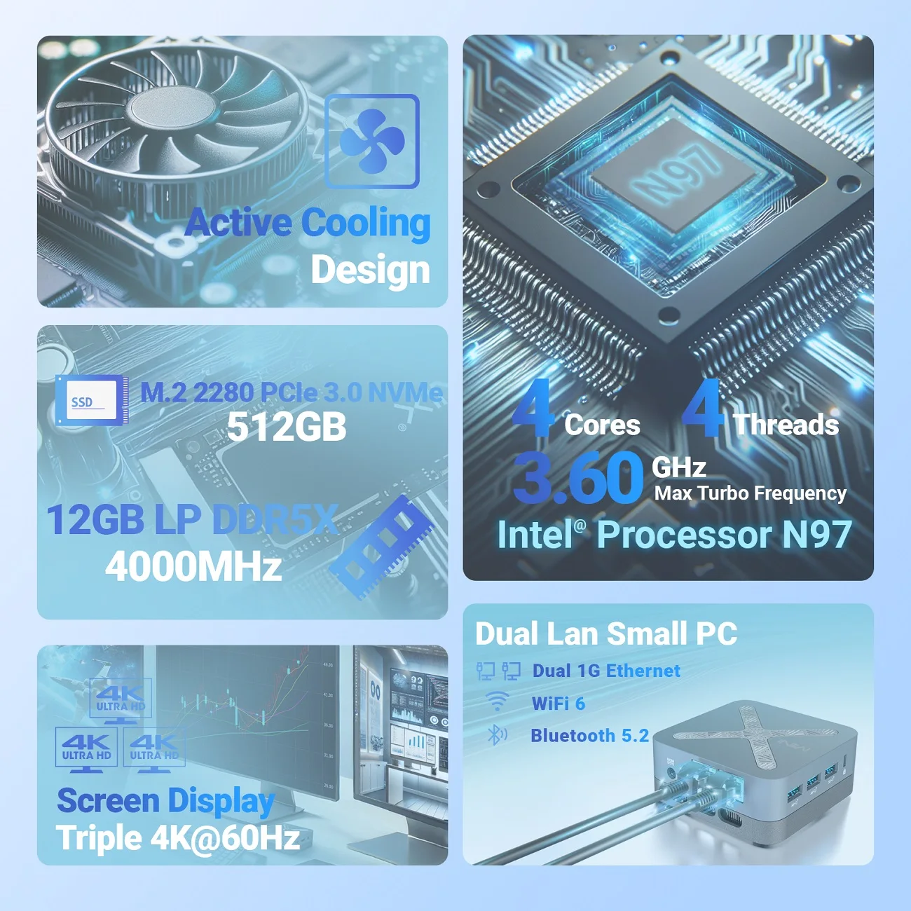 Мини-пк minix z97 intel alder lake - Фотография_3