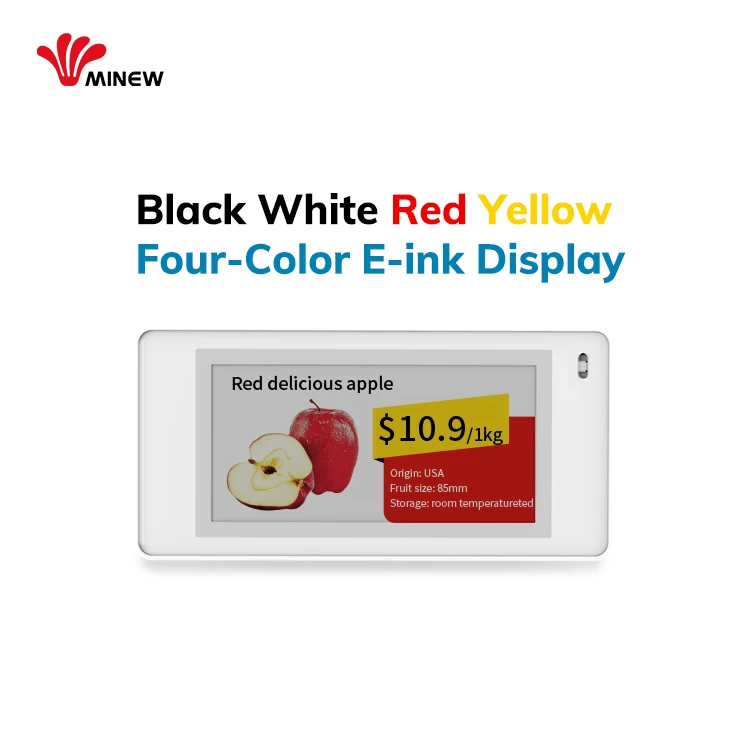 2,1 дюйма 4 цвета eink этикетка