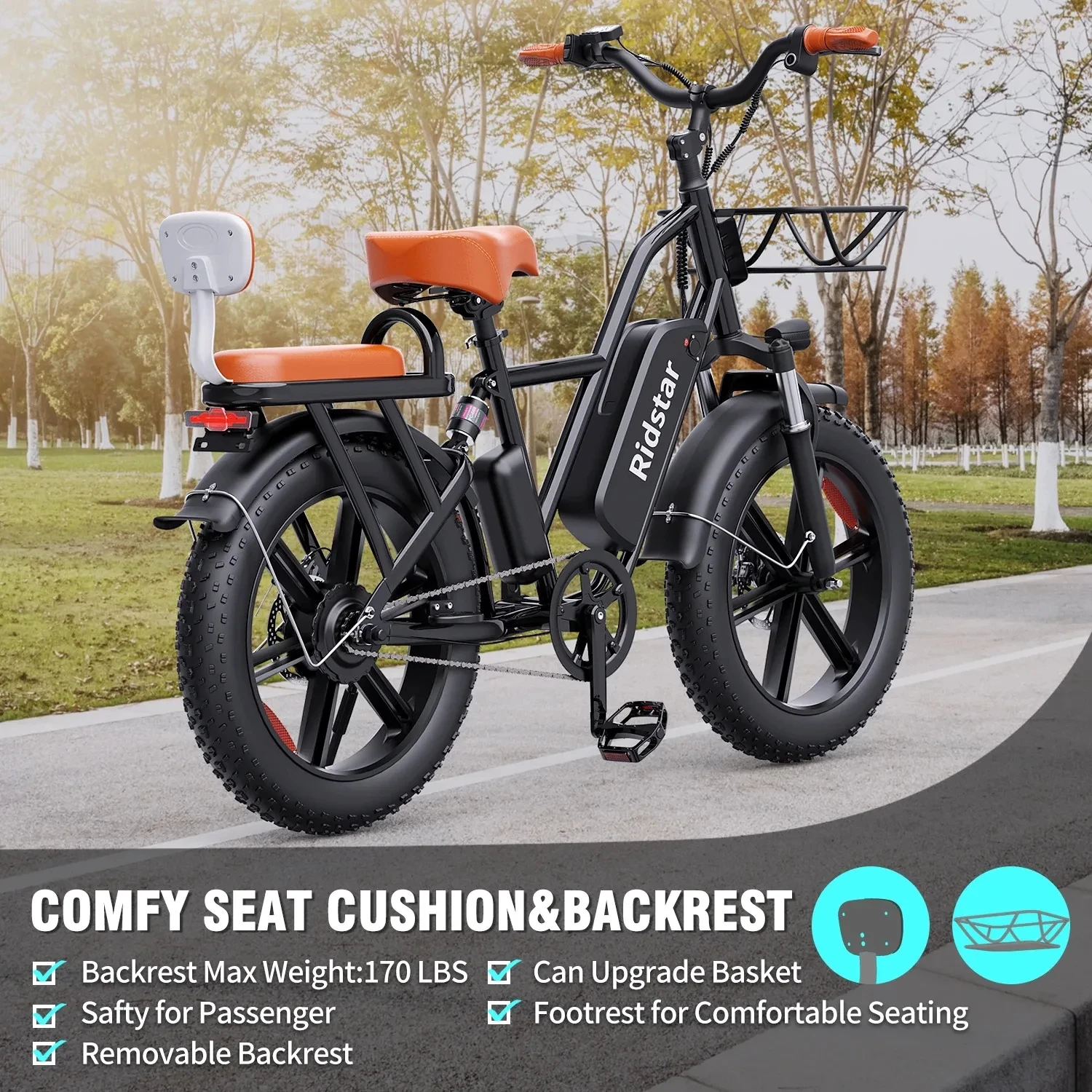 Ridstar fm-001 электрический велосипед - Фотография_3