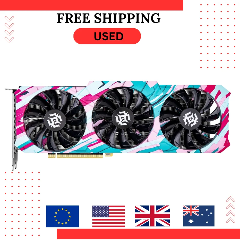 Б/у zotac geforce rtx 3060 ti 8gd6