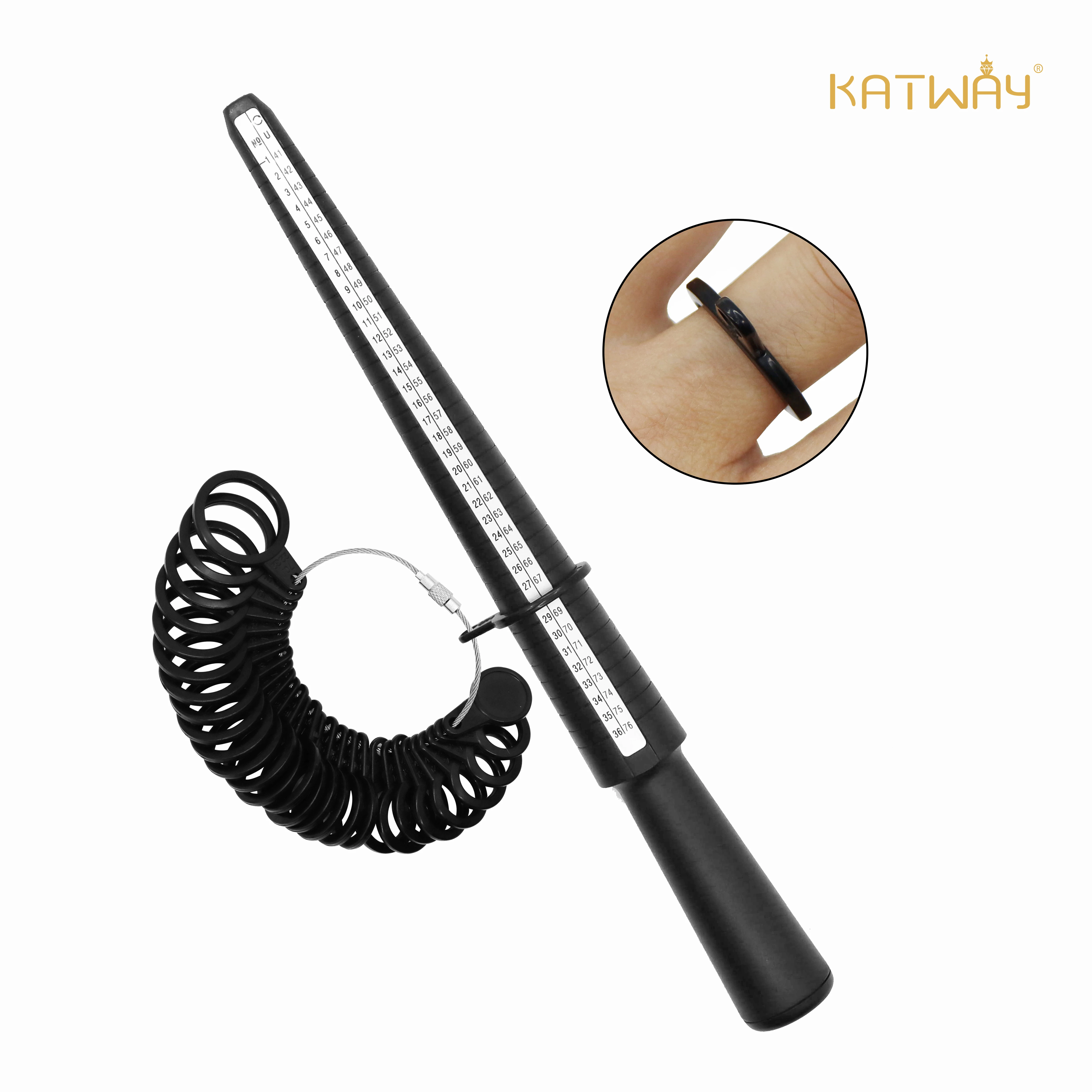 Katway профессиональный измерительный прибор для колец - Фотография_2