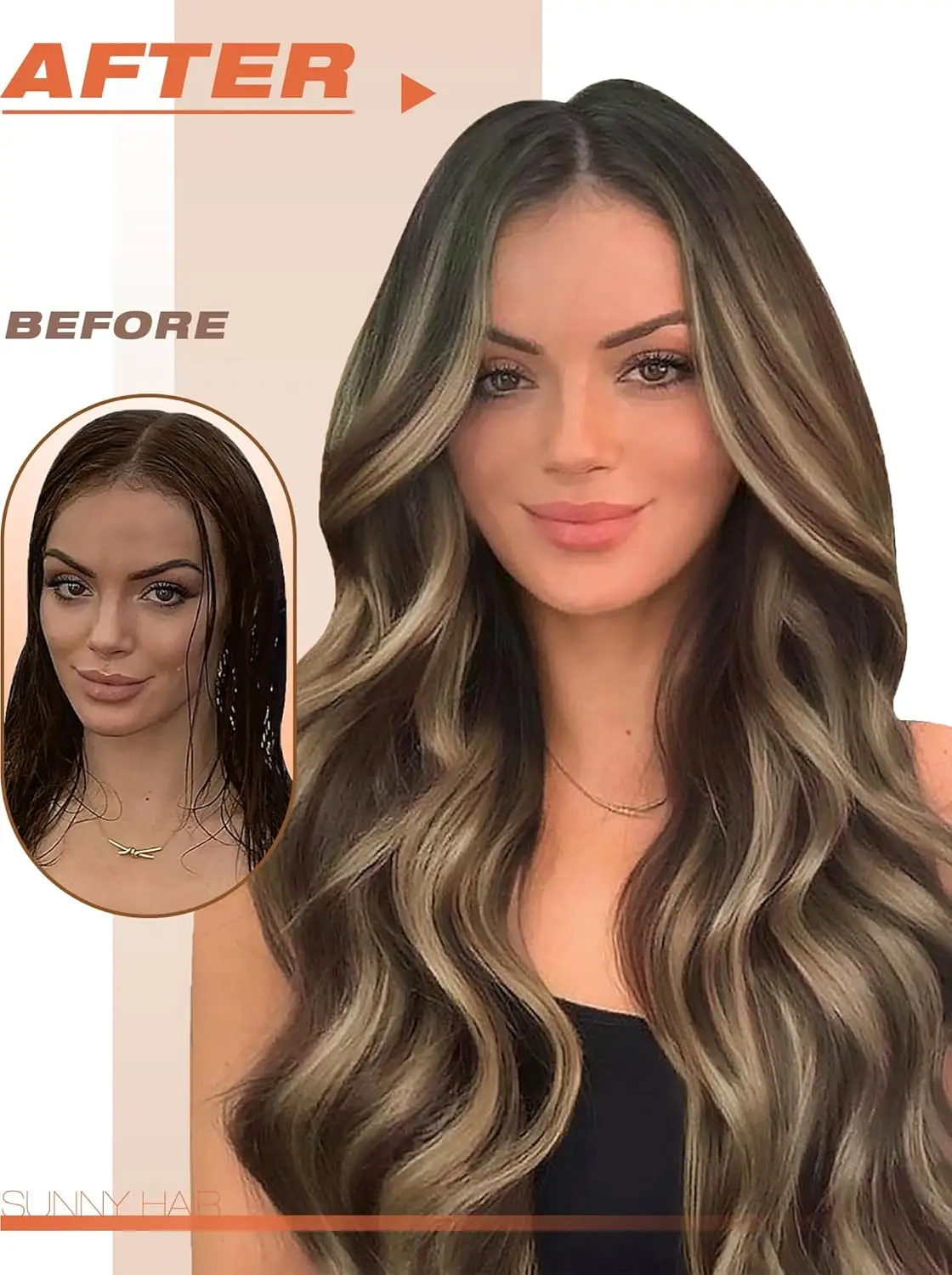 Vesunny remy tape in hair extensions - Фотография_5