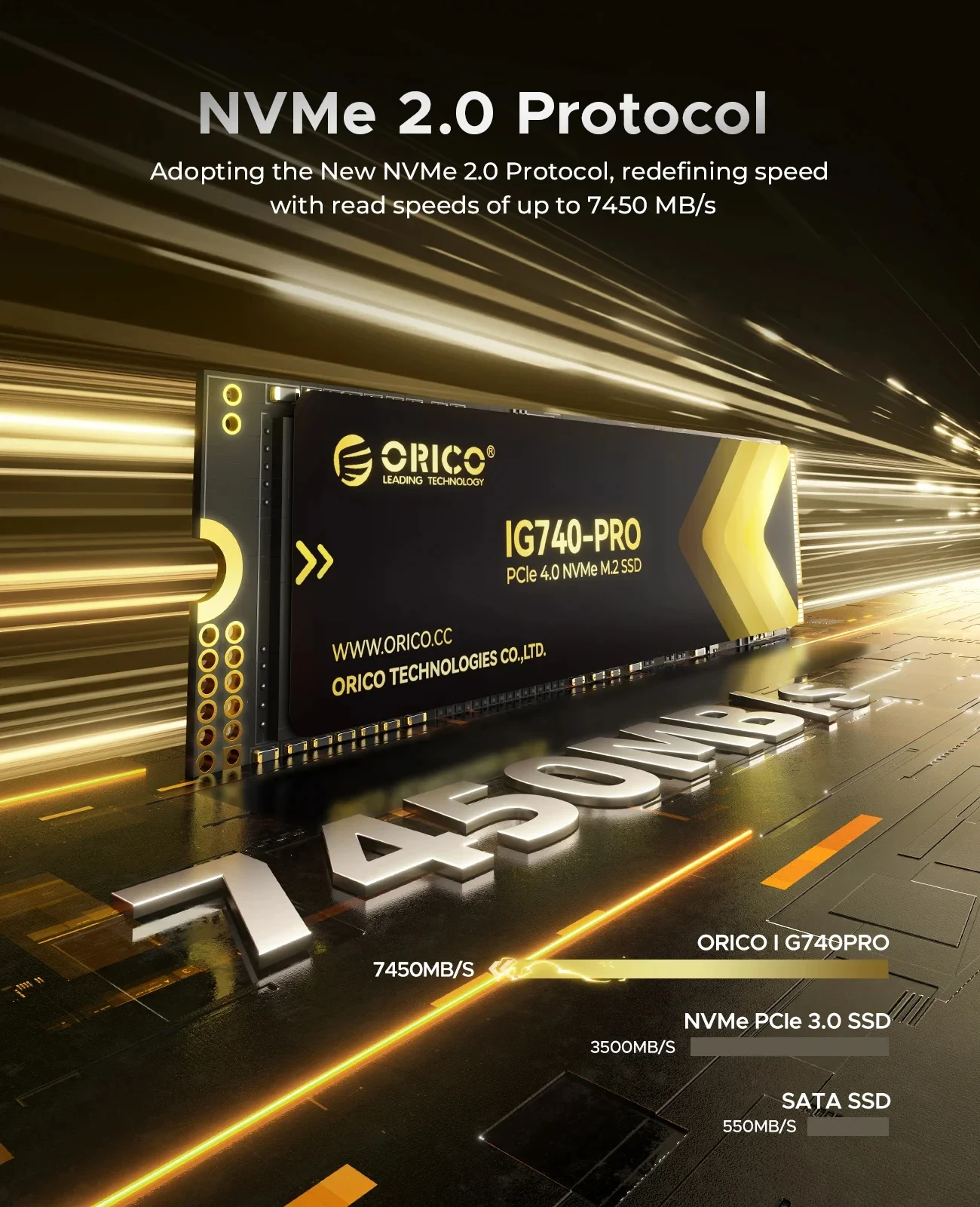 Внутренний твердотельный накопитель orico nvme 2 - Фотография_2
