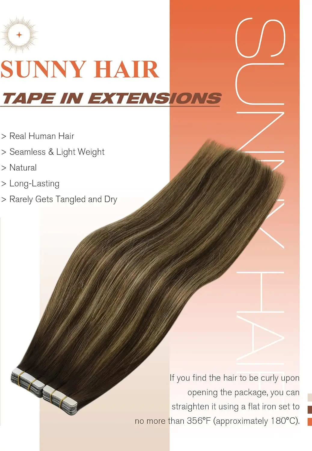 Vesunny remy tape in hair extensions - Фотография_2