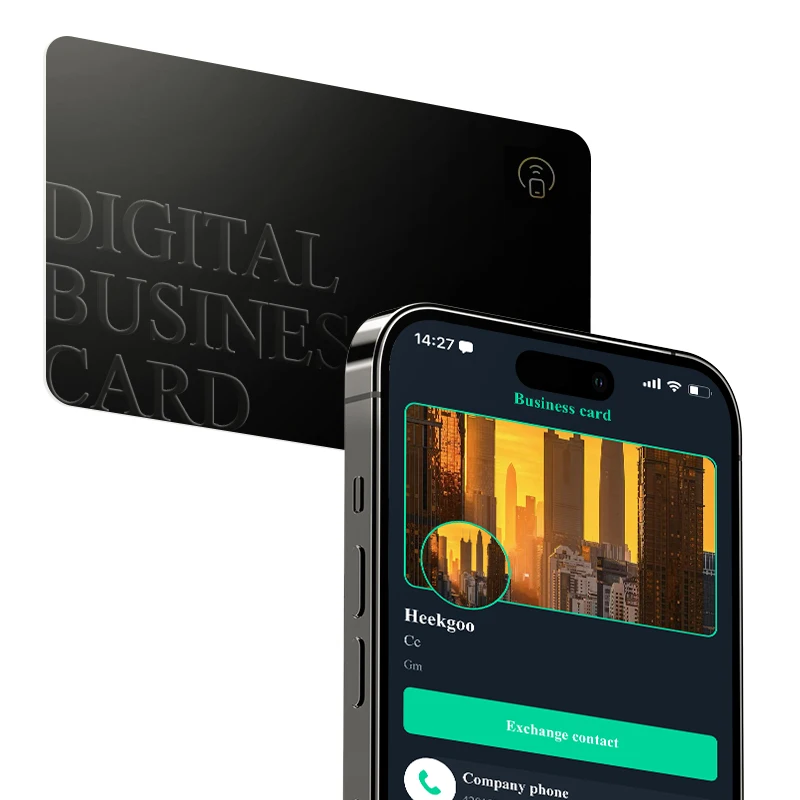 Nfc визитная карточка смарт-именная