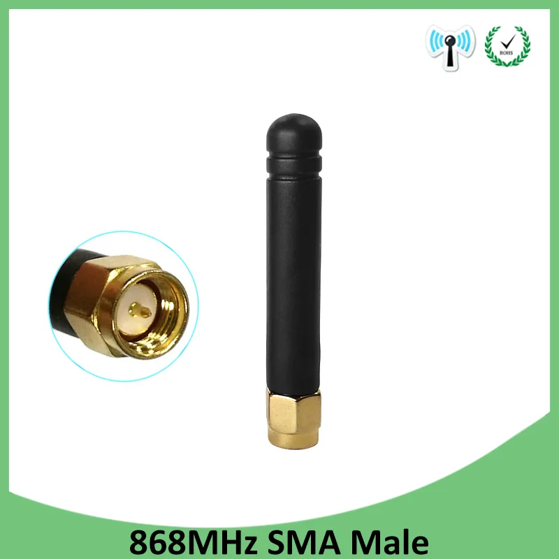 868 мгц антенна 3dbi sma male 915
