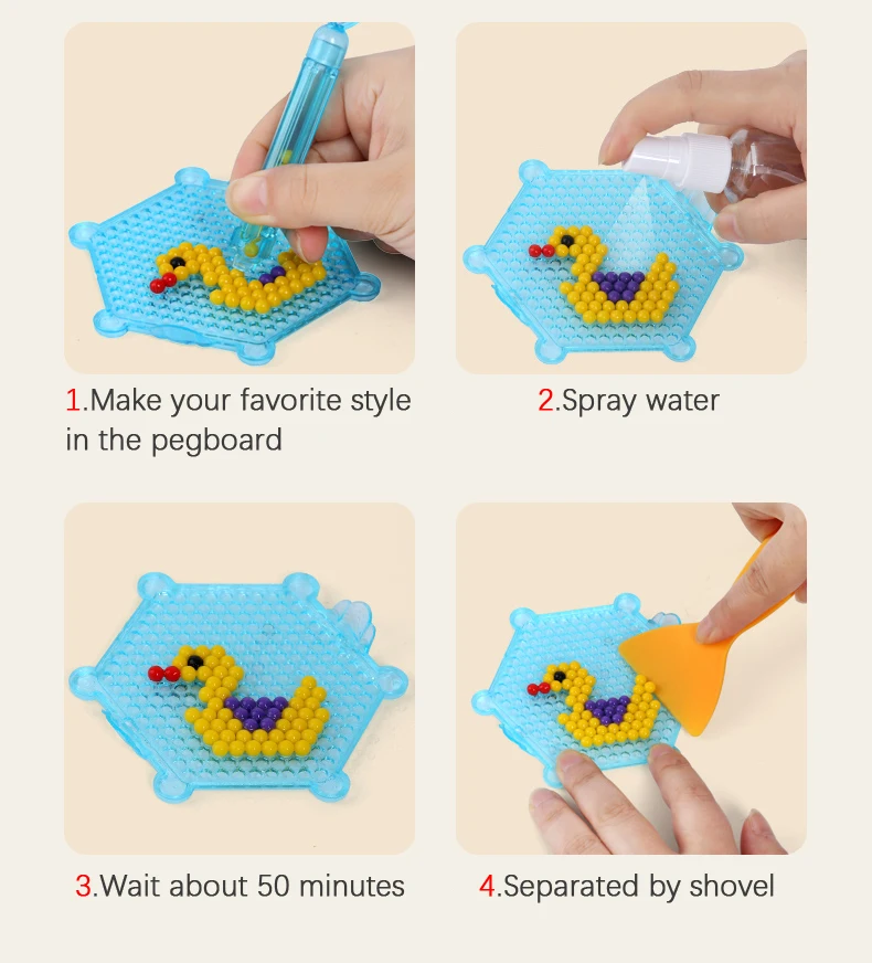 Коробка hama water бусины спрей - Фотография_2