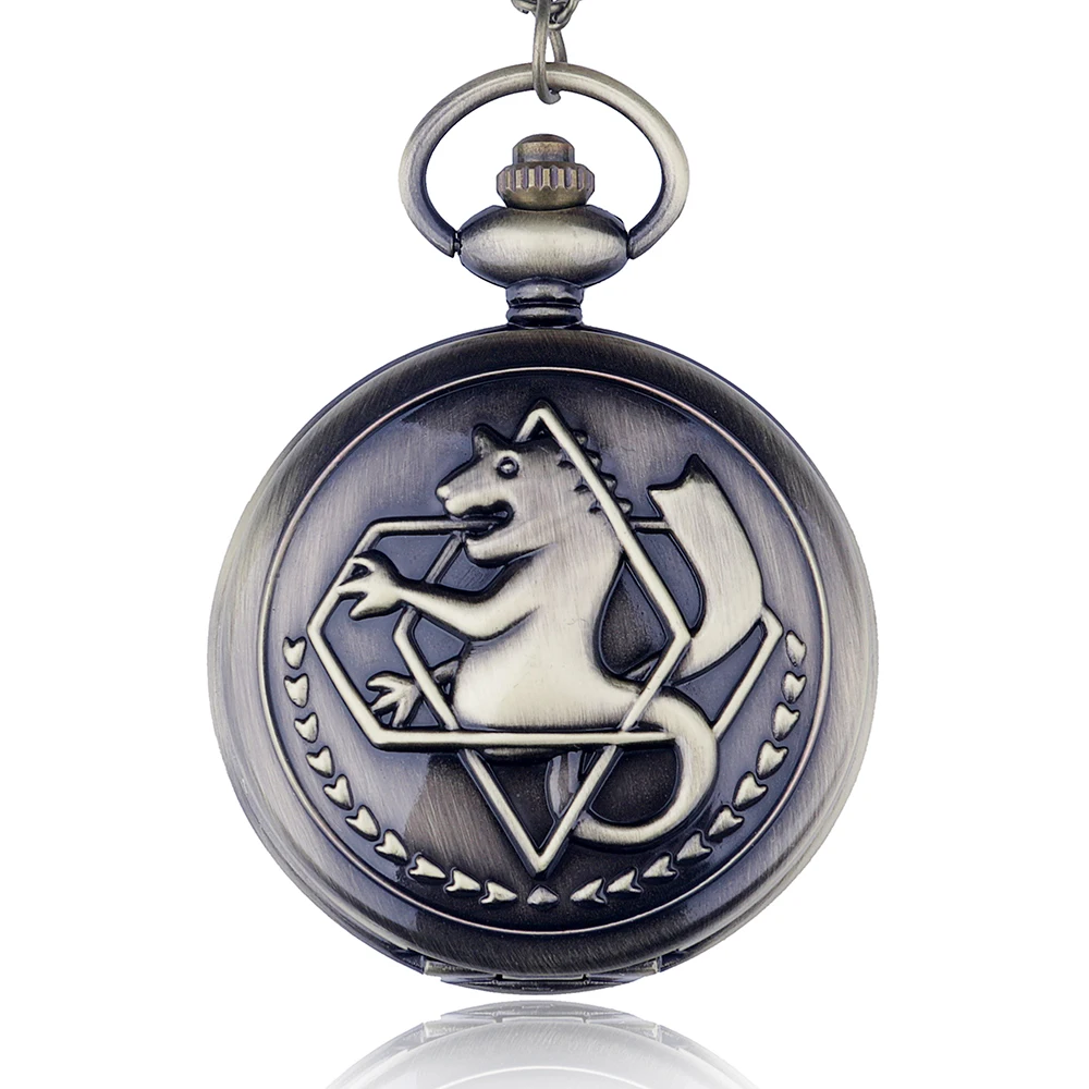 Винтажные карманные часы fullmetal alchemist edward elric для косплея