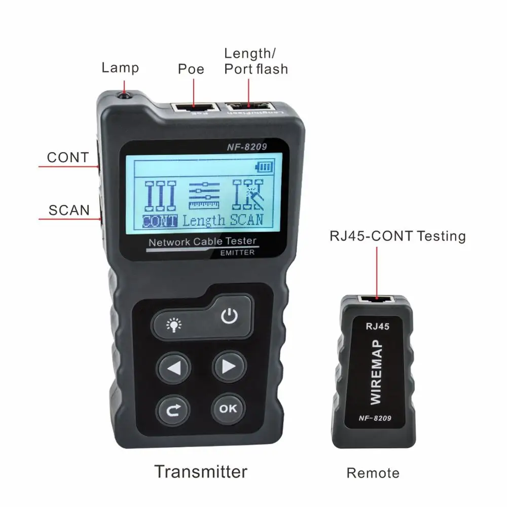 Noyafa nf-8209 rj45 кабельный трекер - Фотография_4