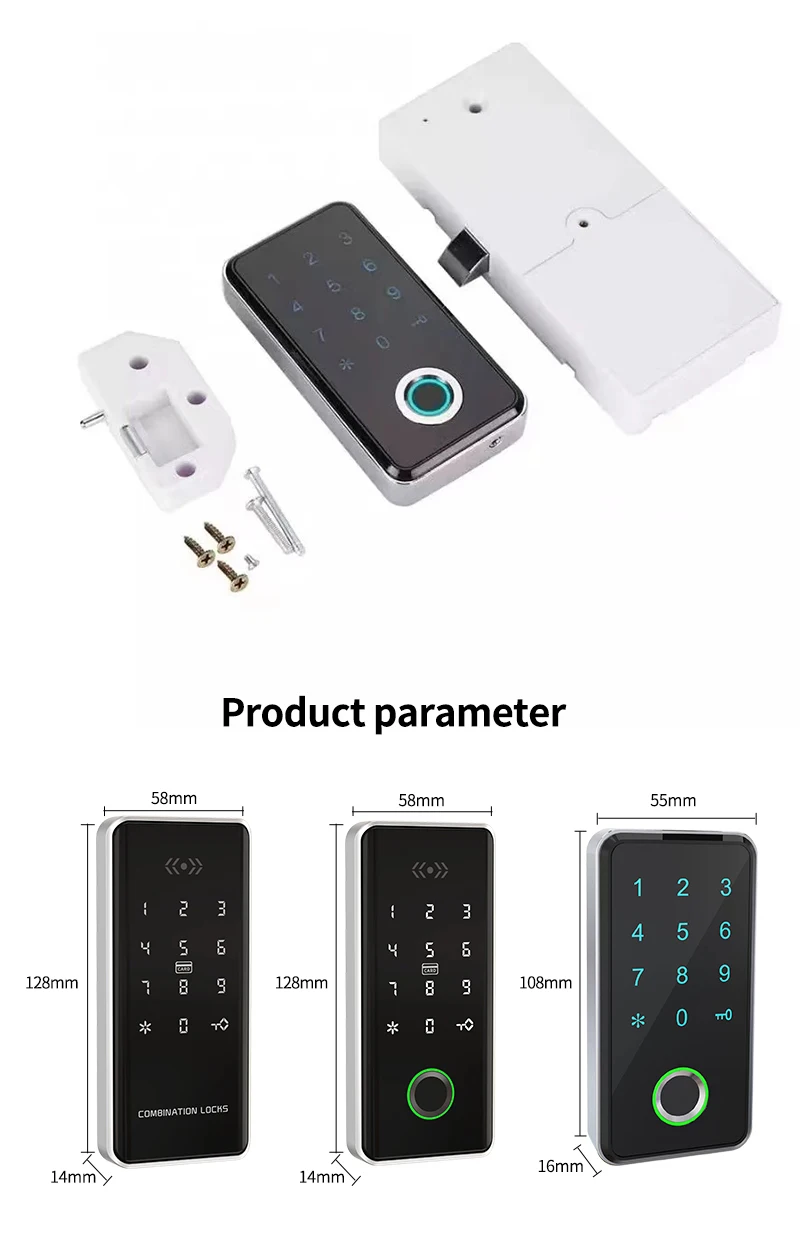 Ttlock 13,56 мгц rfid цифровой замок для ящика для спа-бассейна - Фотография_6