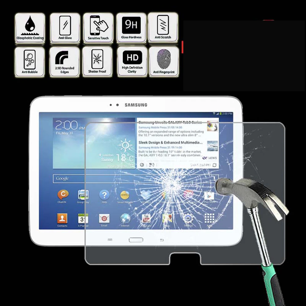 Защитное стекло для планшета samsung galaxy tab 3 10
