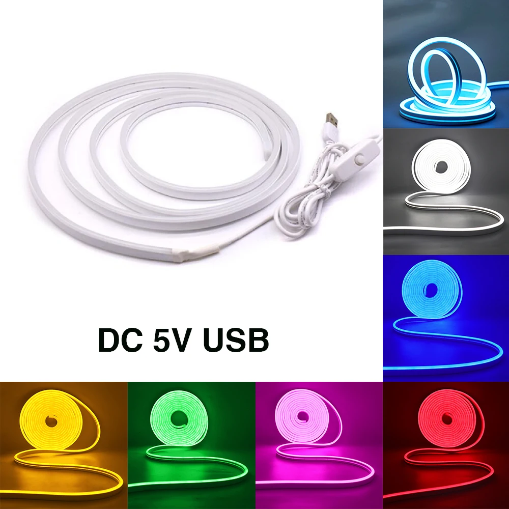5 в постоянного тока usb неоновая