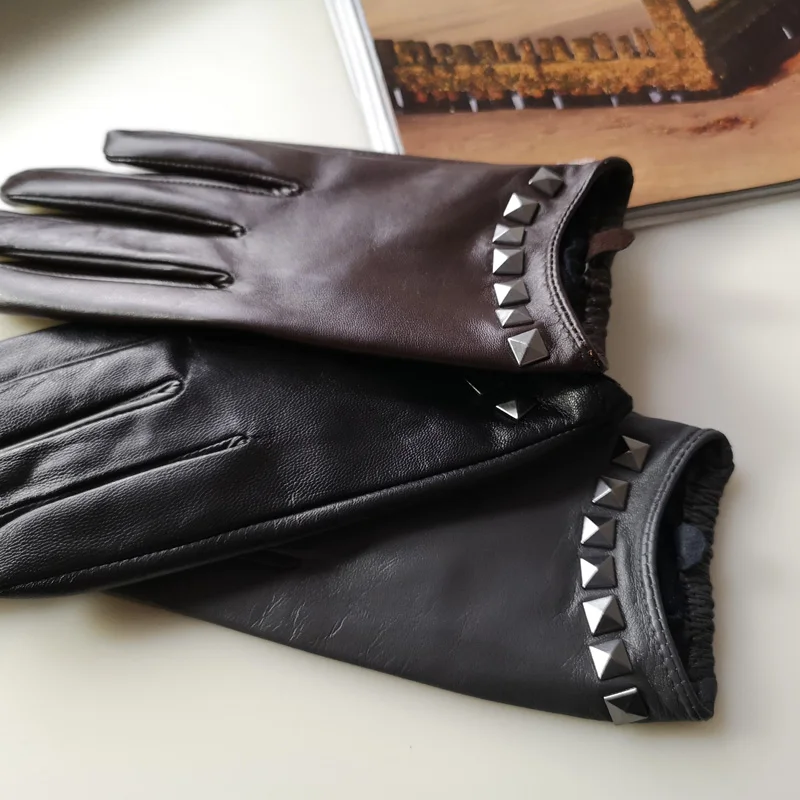 Перчатки из натуральной кожи шелковистые - Фотография_3