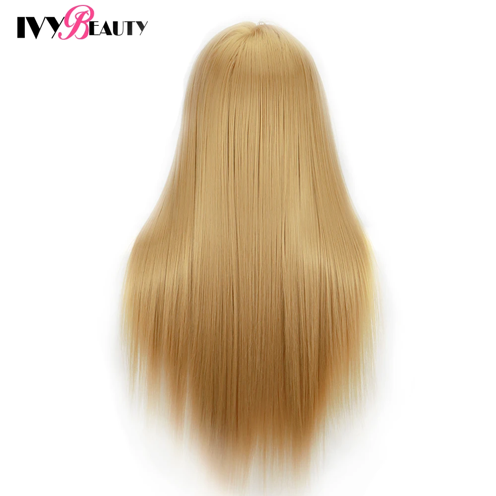 Головы манекена с волосами 65 см для причесок tete de cabeza - Фотография_5