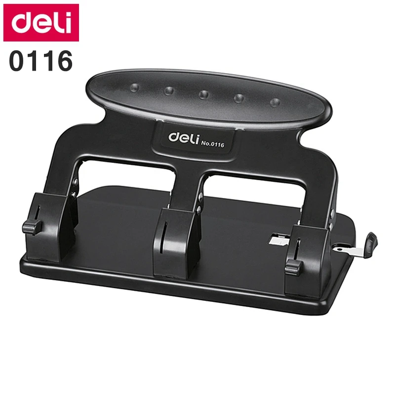 Дырокол deli 0116 для офисного стола