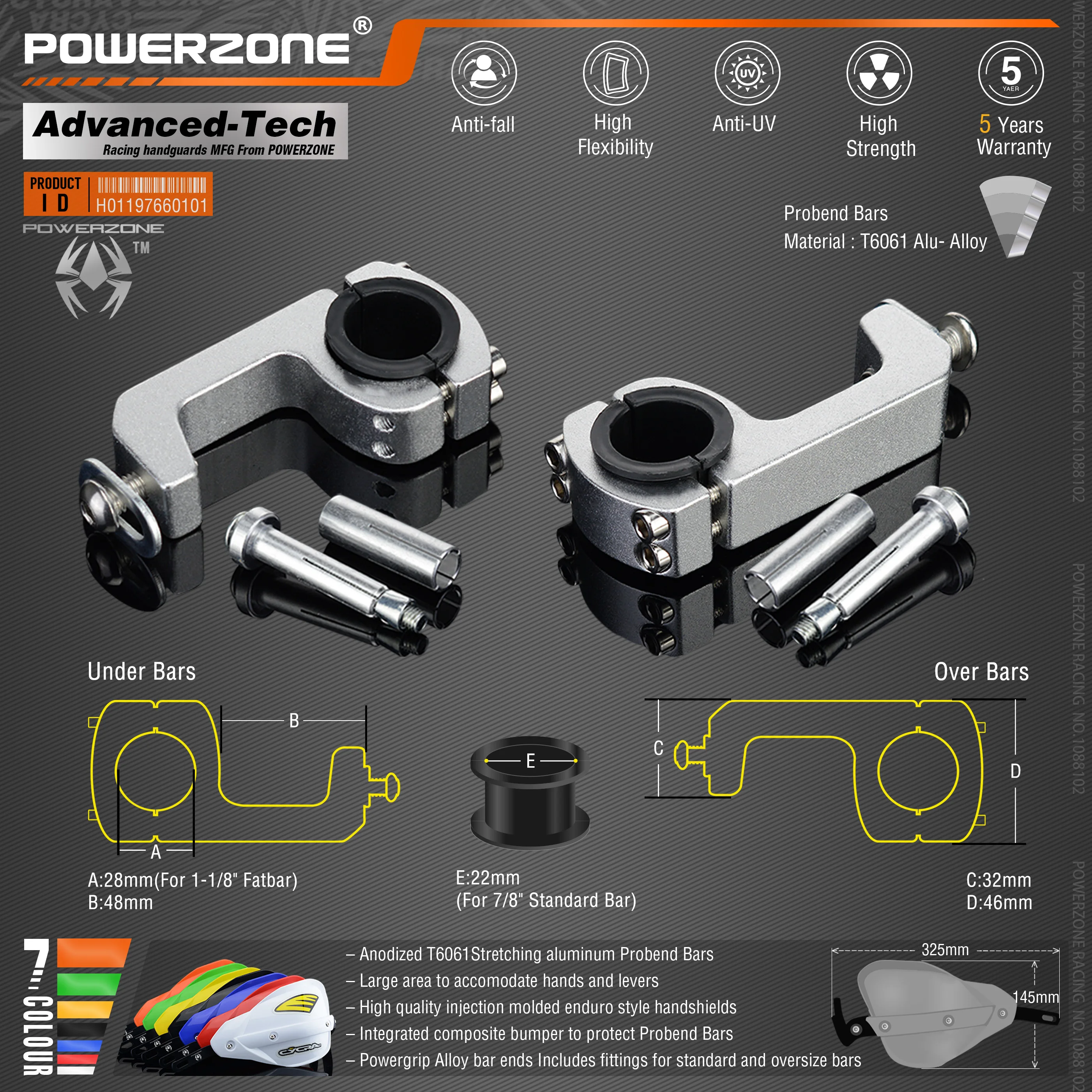 Ручки powerzone probend для honda - Фотография_5