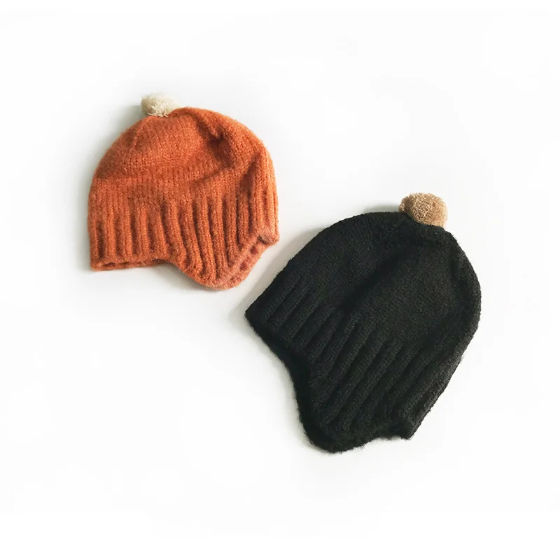 Милая детская шапка вязаная шапка - Фотография_3