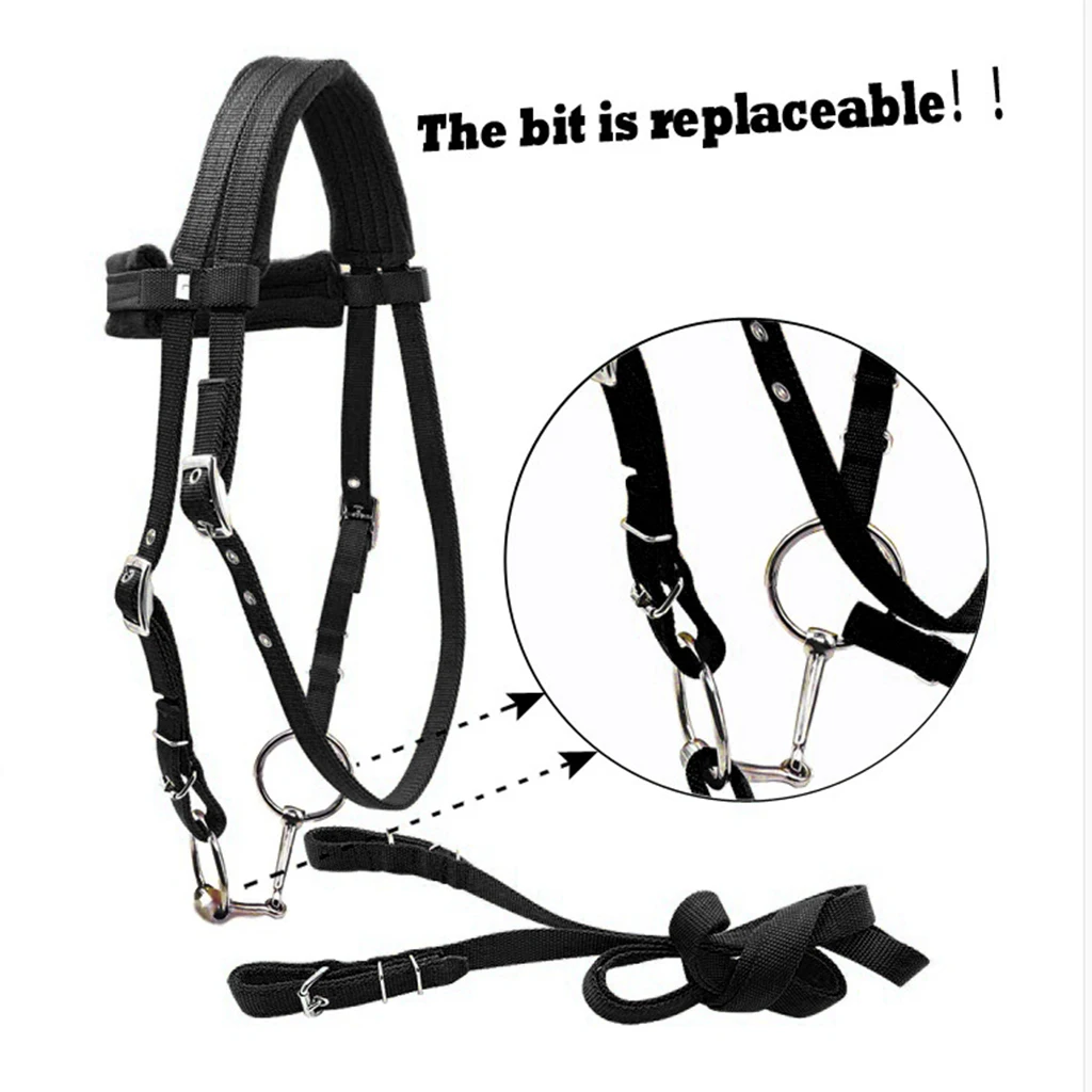 Прочная уздечка для лошадей - Фотография_6