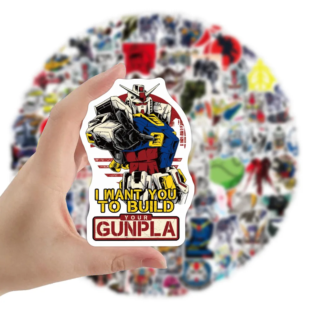 Аниме gundam мультяшные наклейки - Фотография_5