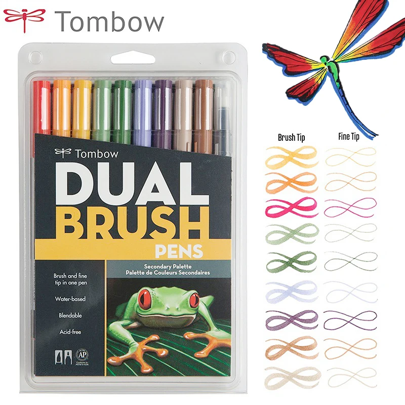 Tombow abt ручка с двойной кистью - Фотография_3