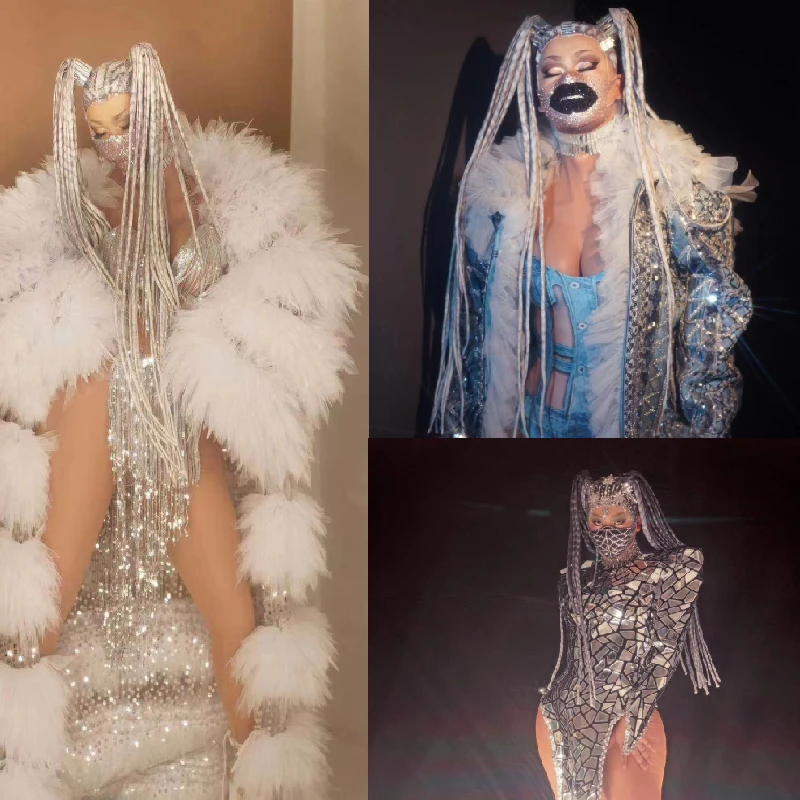 Модный парик стразы для самостоятельного стиля - Фотография_3