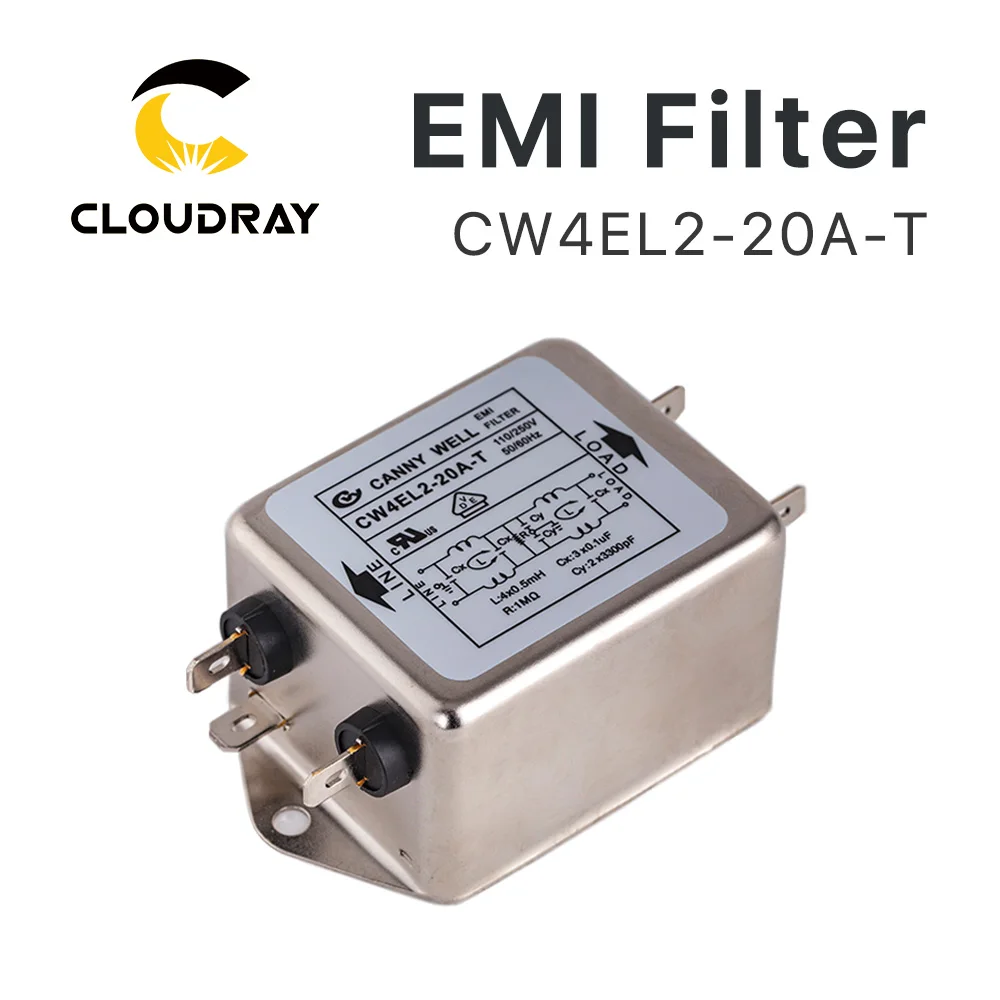 Cloudray power emi filter cw4l2-10a-t - Фотография_3