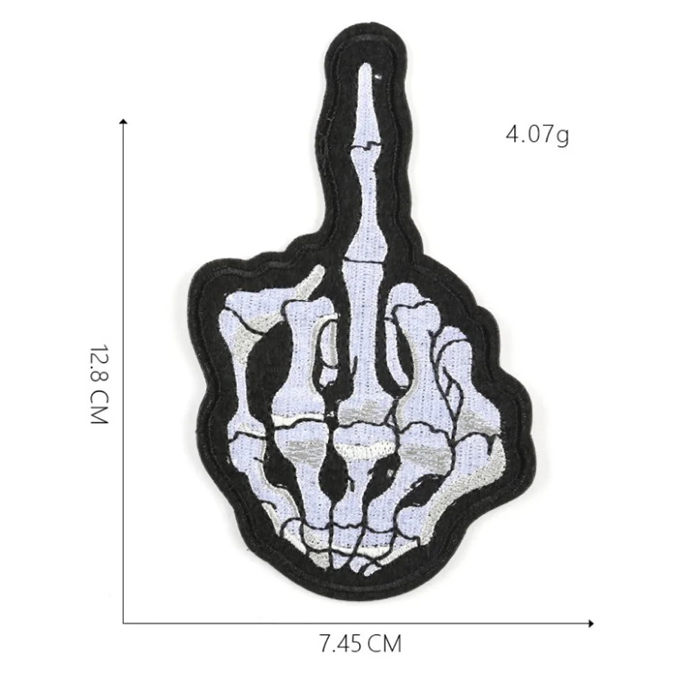 Череп рука мультфильм нашивки кепка - Фотография_4