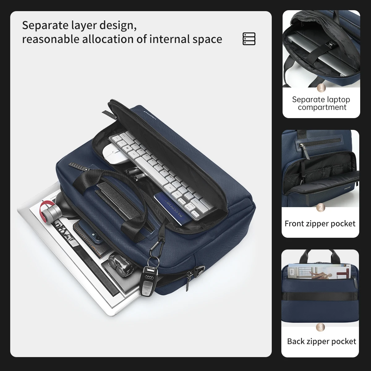 Tigernu портфель сумки мужская - Фотография_4