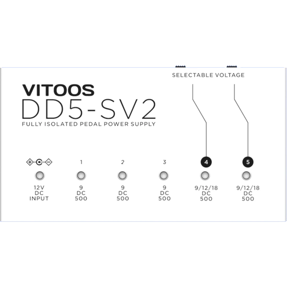Vitoos dd5-sv2 педаль эффектов - Фотография_6